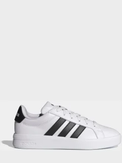 Blanc/Noir - adidas Grand Court 3.0 Baskets junior