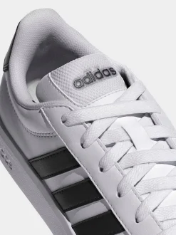 Blanc/Noir - adidas Grand Court 3.0 Baskets junior