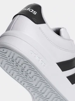 Blanc/Noir - adidas Grand Court 3.0 Baskets junior