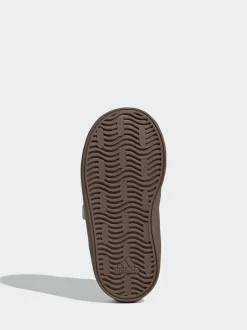 Blanc/Noir - adidas Vl Cour 3.0 Baskets bébé à crochets et boucles