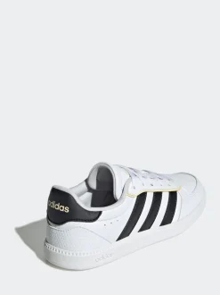 Blanc/Noir - Baskets junior adidas Breaknet Sleek Lace Junior