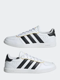 Blanc/Noir - Baskets junior adidas Breaknet Sleek Lace Junior