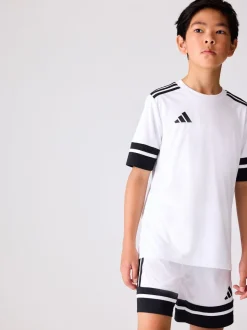 Blanc/Noir - Maillot adidas Squadra 25 enfant