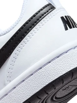 Blanc/Noir - Nike Baskets Junior Court Borough Low Recraft