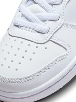 Blanc/Noir - Nike Baskets Junior Court Borough Low Recraft