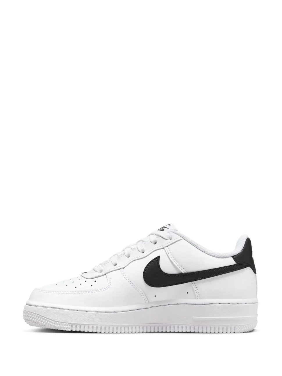 Blanc/Noir - Nike Youth Air Force 1 Trainers