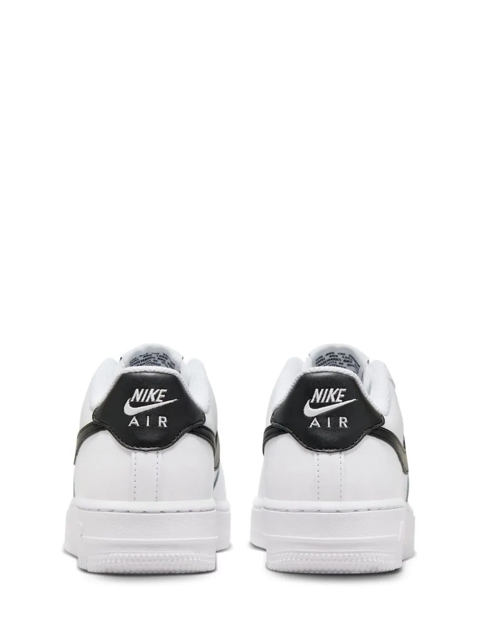 Blanc/Noir - Nike Youth Air Force 1 Trainers