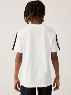 Blanc/Noir - T-shirt adidas Essentials enfant