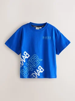 Blanc/noir/bleu - Lot de t-shirts Baker by Ted Baker Graphic Imprimé 3 Lot