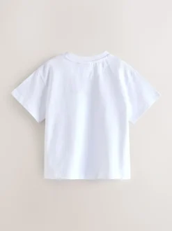 Blanc/noir/bleu - Lot de t-shirts Baker by Ted Baker Graphic Imprimé 3 Lot