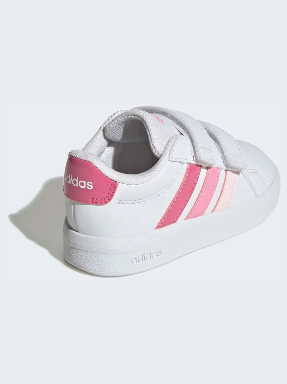 Blanc/Rose - adidas Grand Court 3.0 Baskets bébé