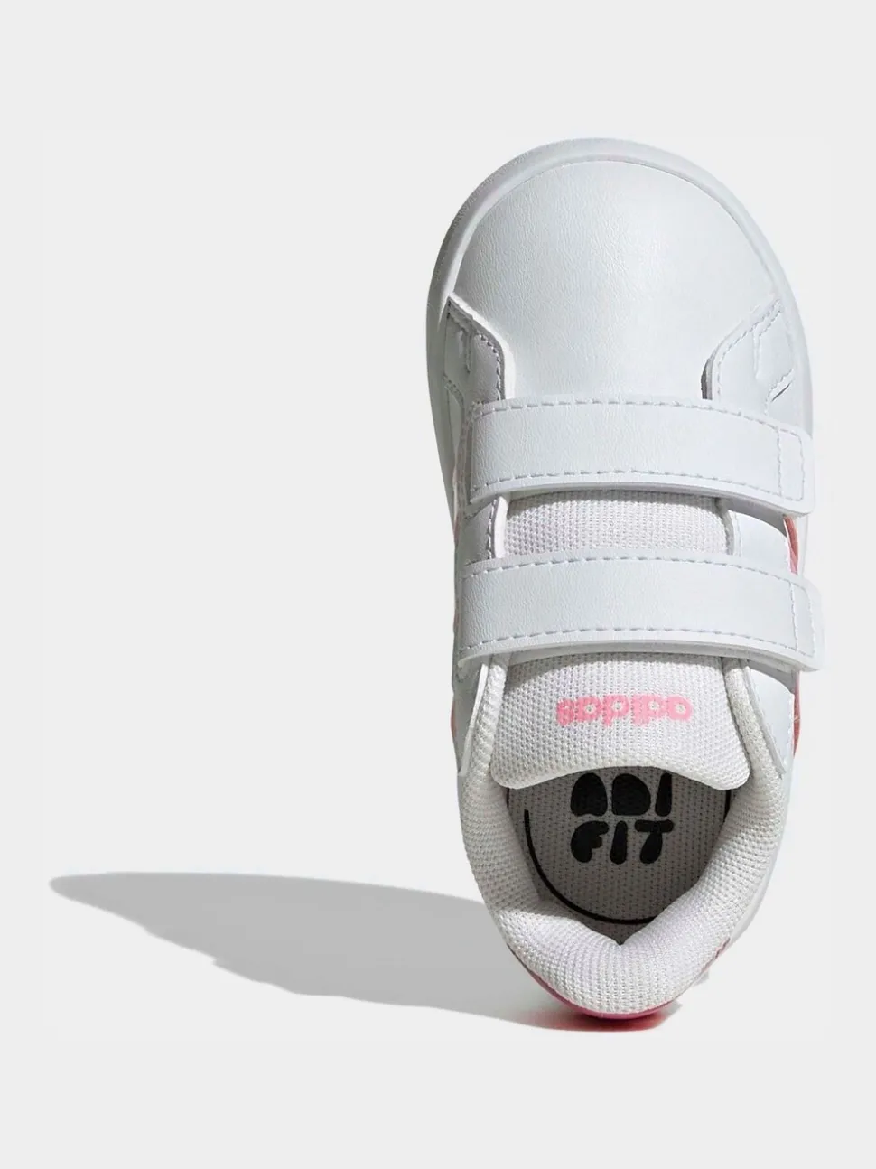 Blanc/Rose - adidas Grand Court 3.0 Baskets bébé