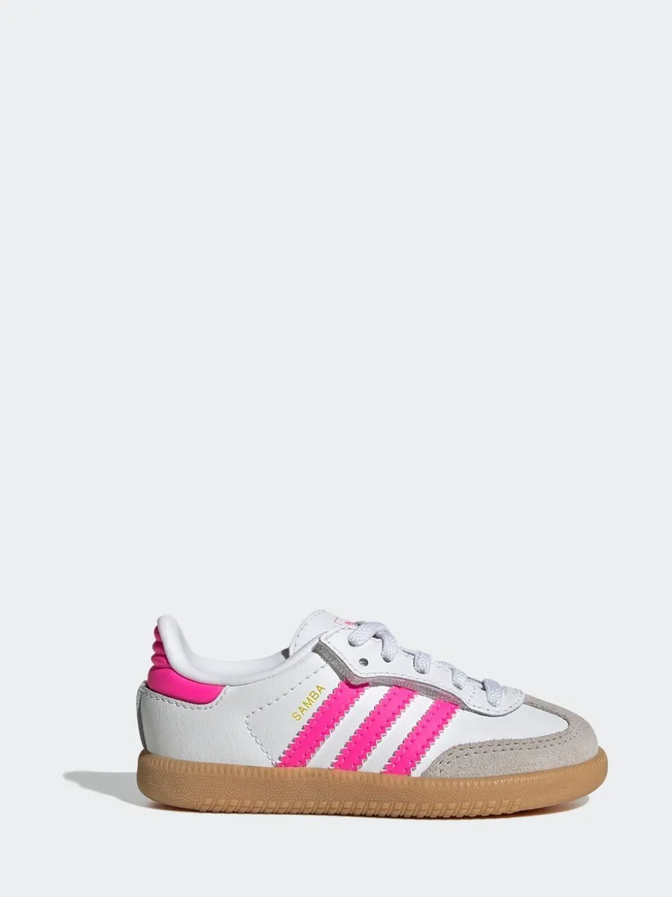 Blanc/Rose - Baskets Adidas Original Samba OG Comfort Closure à Dentelles élastiques