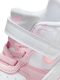 Blanc/Rose - Baskets Nike Infant Court Borough Low Recraft