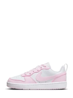 Blanc/Rose - Baskets Nike Youth Court Borough Low Recraft