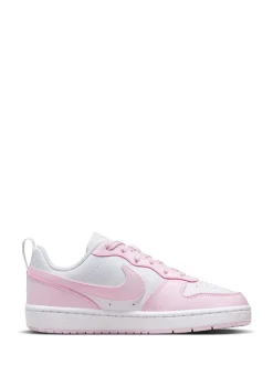 Blanc/Rose - Baskets Nike Youth Court Borough Low Recraft