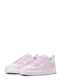 Blanc/Rose - Baskets Nike Youth Court Borough Low Recraft