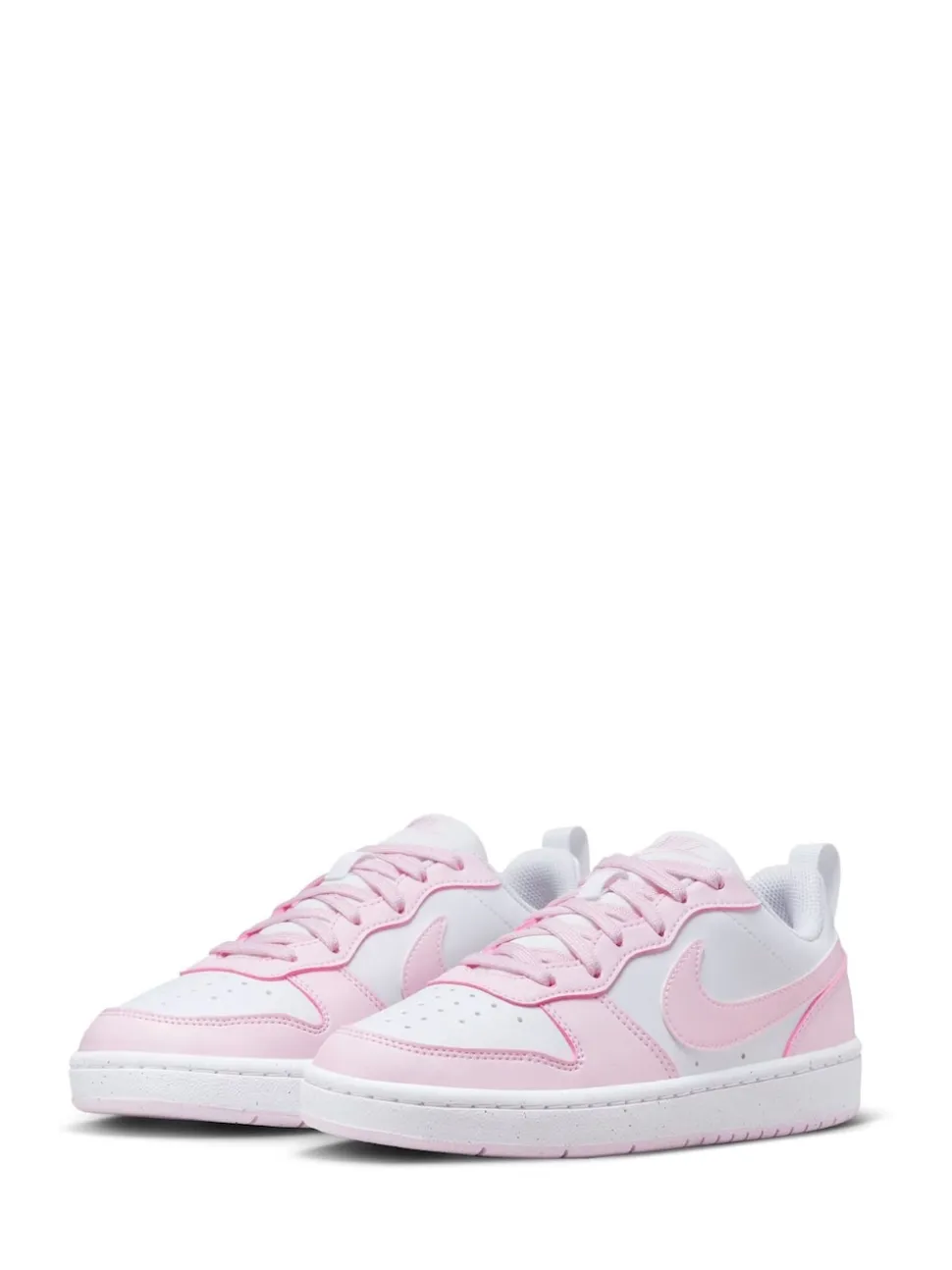 Blanc/Rose - Baskets Nike Youth Court Borough Low Recraft