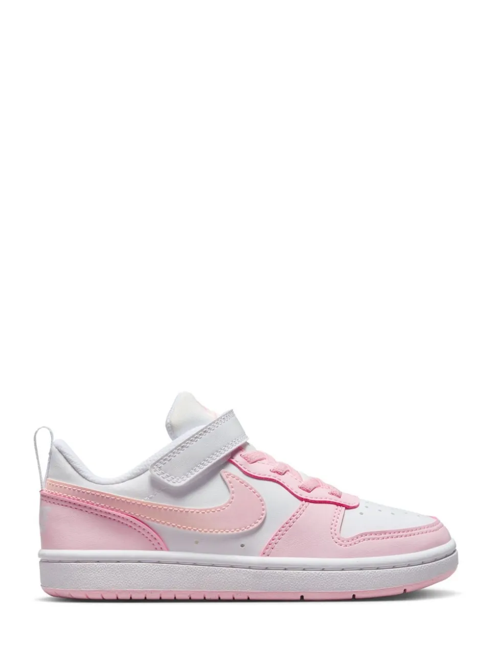 Blanc/Rose - Nike Baskets Junior Court Borough Low Recraft