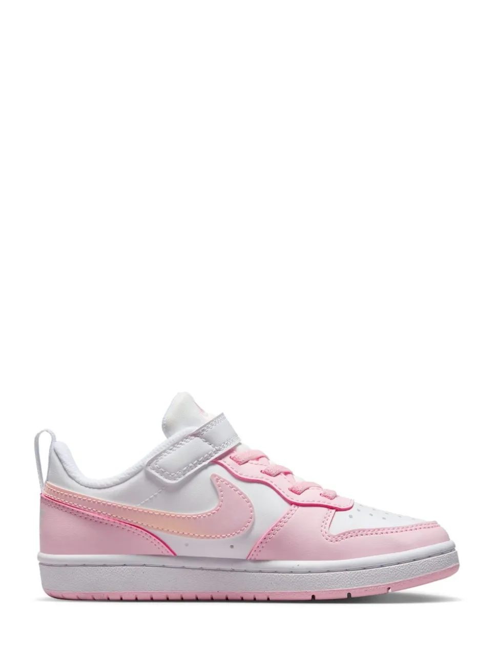 Blanc/Rose - Nike Baskets Junior Court Borough Low Recraft