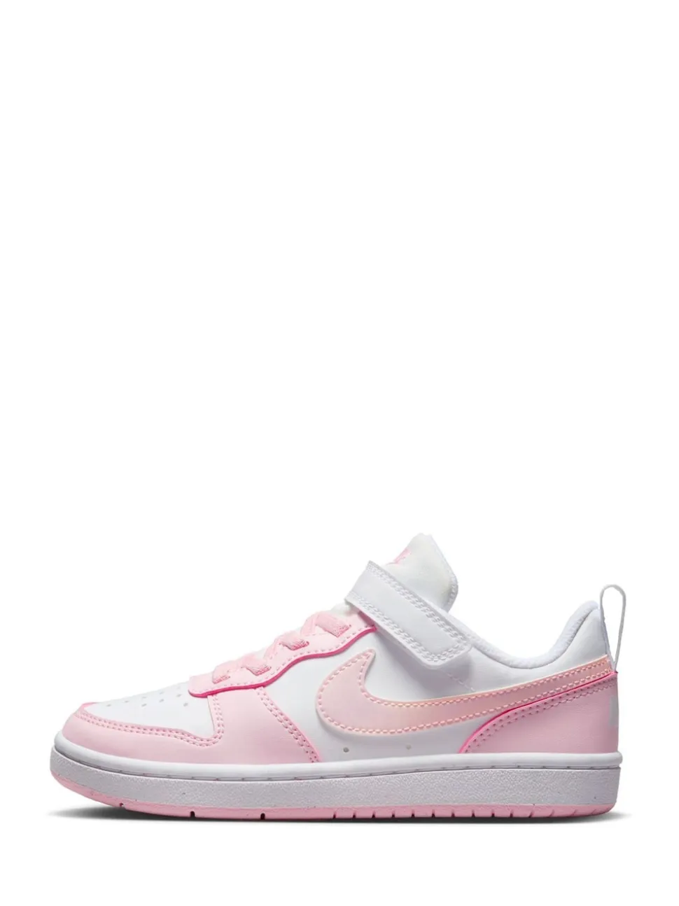 Blanc/Rose - Nike Baskets Junior Court Borough Low Recraft