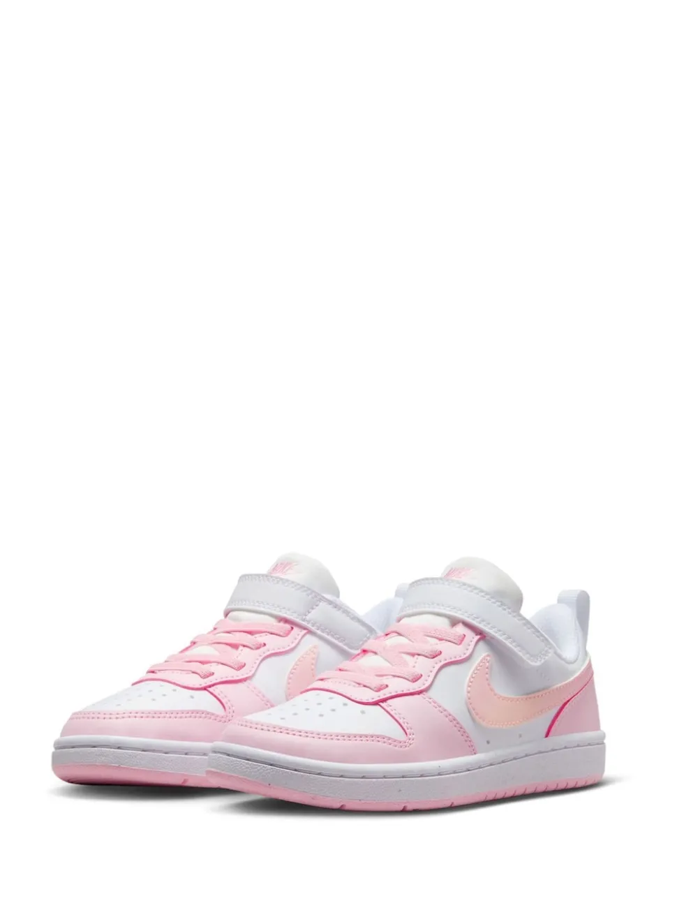 Blanc/Rose - Nike Baskets Junior Court Borough Low Recraft