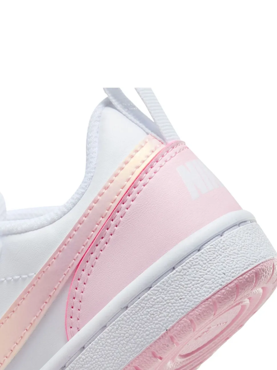 Blanc/Rose - Nike Baskets Junior Court Borough Low Recraft