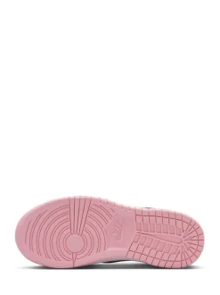 Blanc/rose doux moyen - Nike Junior Dunk Low Trainers