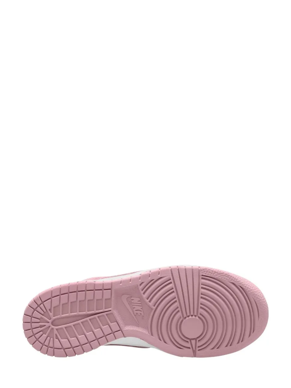 Blanc/rose doux moyen - Nike Youth Dunk Low Trainers
