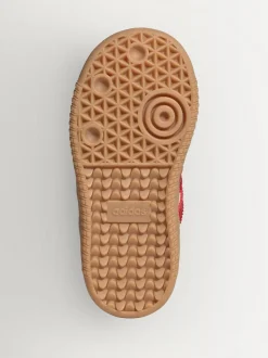 Blanc/rouge/gris - Baskets Adidas Original Samba OG Comfort Closure à Dentelles élastiques