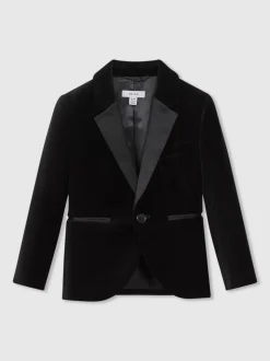 Blazer Reiss Ace coupe droite en velours