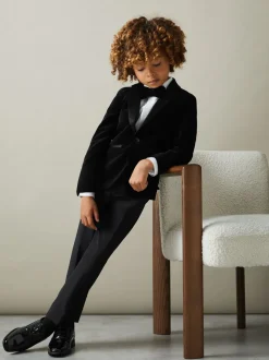 Blazer Reiss Ace coupe droite en velours