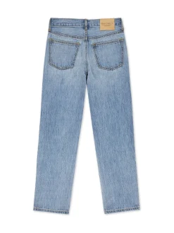 Bleu - Abercrombie & Fitch Jean coupe large