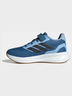 Bleu - adidas Baskets de course Runfalcon 5 à lacets élastiques pour enfant