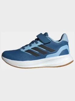 Bleu - adidas Baskets de course Runfalcon 5 à lacets élastiques pour enfant