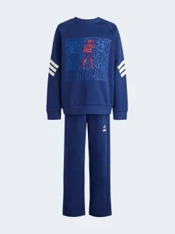 Bleu - adidas Marvel Spider-Man sweat et joggings petits enfants ensemble