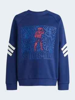 Bleu - adidas Marvel Spider-Man sweat et joggings petits enfants ensemble
