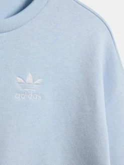 Bleu - Adidas Original ensemble sweat oversize et Joggings bébé