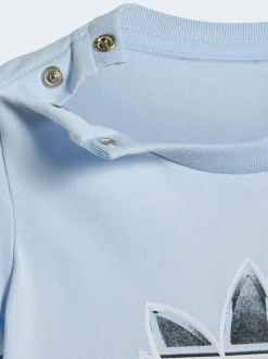 Bleu - adidas Originals Graphic T-Shirt and Shorts Infant Set