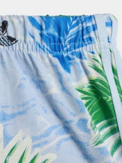 Bleu - adidas Originals Graphic T-Shirt and Shorts Infant Set