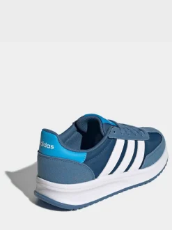 Bleu - adidas Run 70s 2.0 Baskets Dentelle Junior