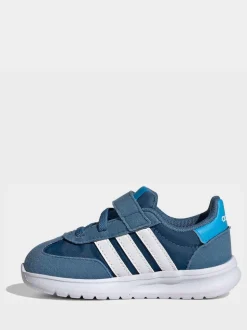 Bleu - adidas Run 70s 2.0 Baskets bébé à crochets et boucles