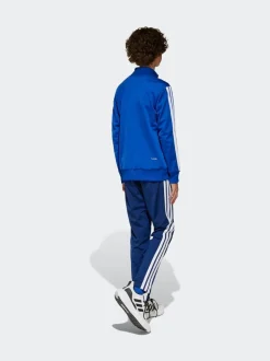 Bleu - adidas Seasonal Essentials Tiberio 3-Rayure Tricot Kids Survêtement