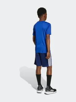 Bleu - adidas Train Essentials Ensemble T-shirt et short à 3rayures pour enfant