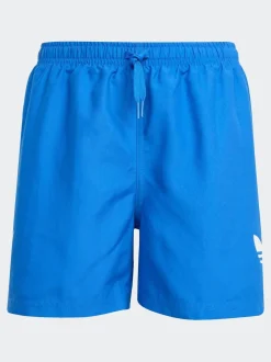 Bleu - adidas Trefoil 3-Rayures Short de bain enfant