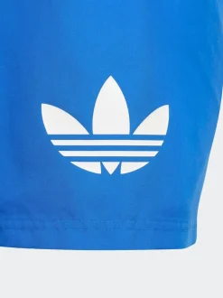Bleu - adidas Trefoil 3-Rayures Short de bain enfant