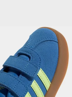 Bleu - adidas Vl Cour 3.0 Baskets bébé à crochets et boucles