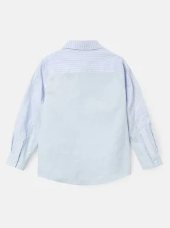 Bleu - Angel & Rocket Chase Orange Couleur Block Smart 100% Coton Chemises