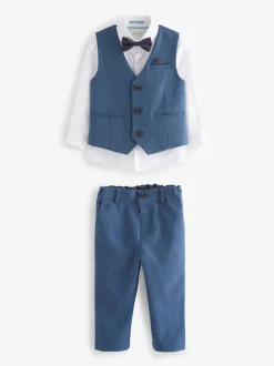 Bleu - Baker by Ted Baker Ensemble Gilet Chemises et Pantalons