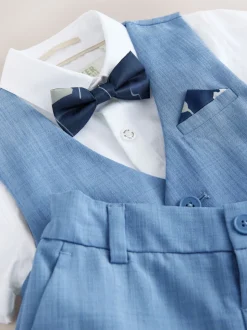 Bleu - Baker by Ted Baker Ensemble chemise, gilet et short